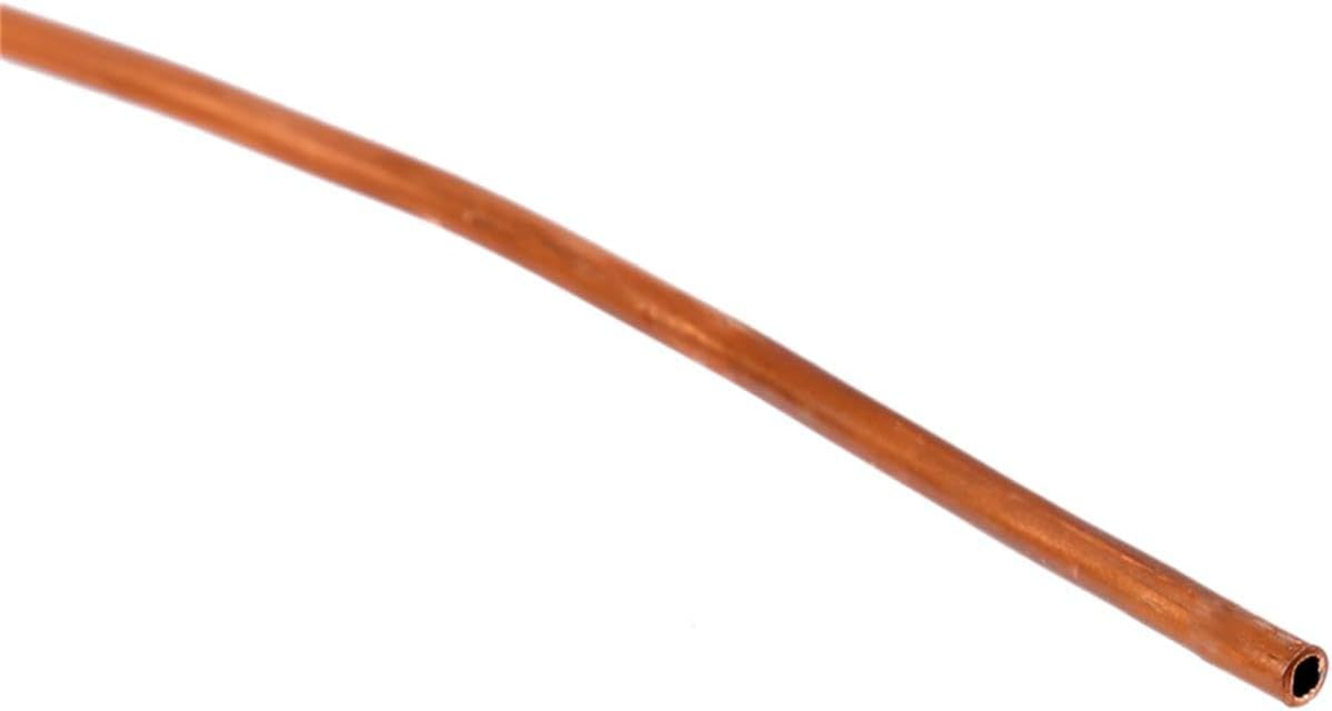 Soft 2M Copper Pipe for Cooling Plumbing, Fine Ductility, Resistant, Excellent Electrical Conductivity, 4 Mmx3Mmmm image number 3