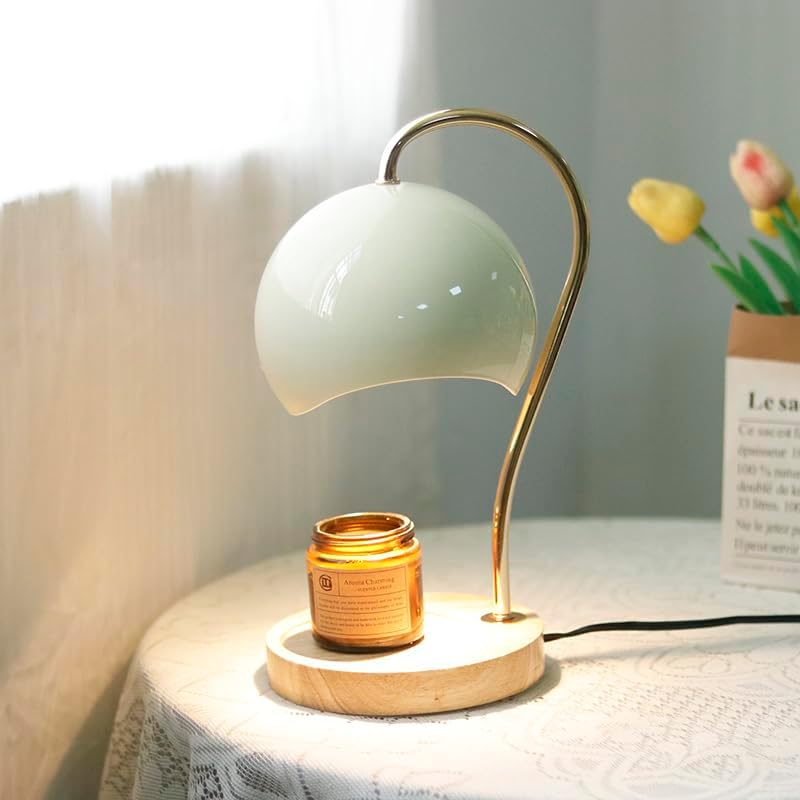 Candle Warmer Lamp, Adjustable Height, with Timer Dimmer, 2 Light Bulbs,Home Decor Women House Warming Gifts image number 6