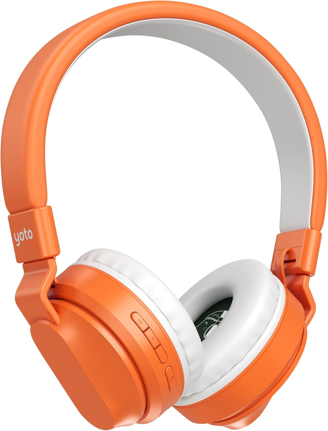 Yoto Wired Headphones &ndash; Kids Yoto Accessories, Lightweight Adjustable & Foldable Over-Ear Headphones with Travel Bag, Volume-Limiting for Safe Listening & Daisy Chain Feature for Audio Sharing