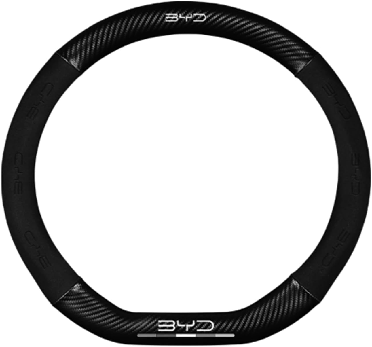 BYD Shark 6 Steering Wheel Cover Custom Fit 100% Precision, Premium Suede Anti-Slip & Wear-Resistant, 8Mm Memory Foam Comfort, 15-Second Quick Install System, Durable Reinforcement