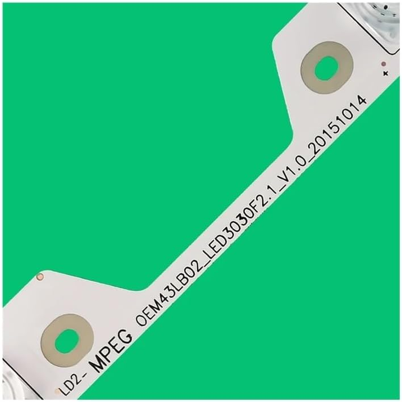 4Pcs=1Set 8Leds 6V 772Mm Suitable for 43 Inch LCD TV OEM43LB02_LED3030F2.1_V1.0 4C-LB4308-ZM2 43UP130 LVU430ND1L AD9W00 image number 3