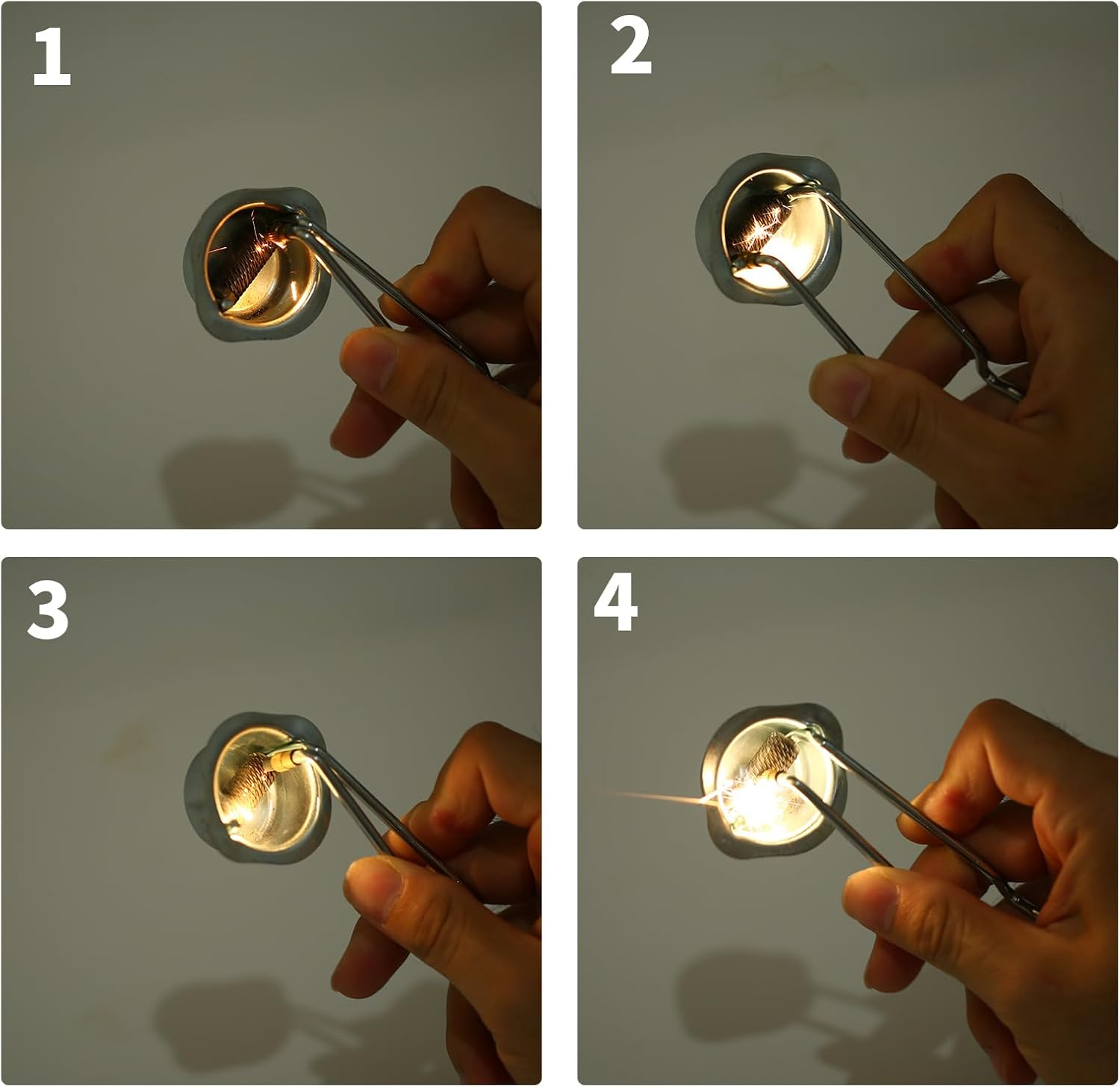 2Pcs Torch Striker, Single Flint Spark Lighter with 20 Extra Flint Replacement for Cutting, Brazing & Welding image number 4