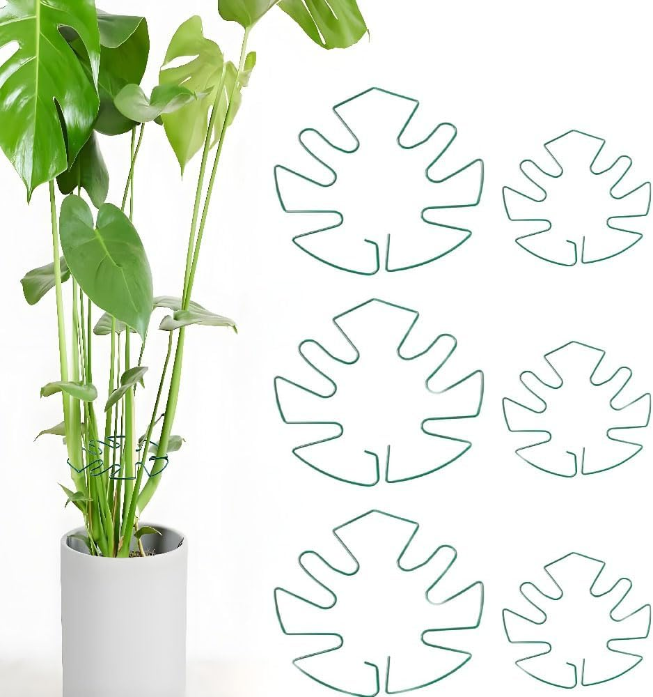 6PCS Turtle Shell Bamboo Clamp Set Durable Plant Stem Support, Grapple Holder & Stabilizer for Garden Flowers, Vegetables,Outdoor Gardening Tools for Thriving Growth (Black)