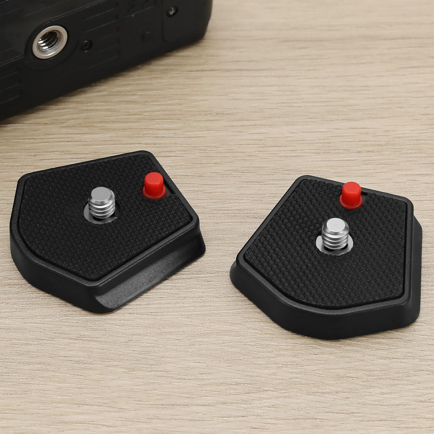 Emagtech 2Pcs 785PL Quick Release Plate 1/4Inch Screw Compatible with Manfrotto Modo 715B 715SHB 718B 718SHB 7321YB 785B 785SHB Models for Universal Tripod SLR Camera image number 6