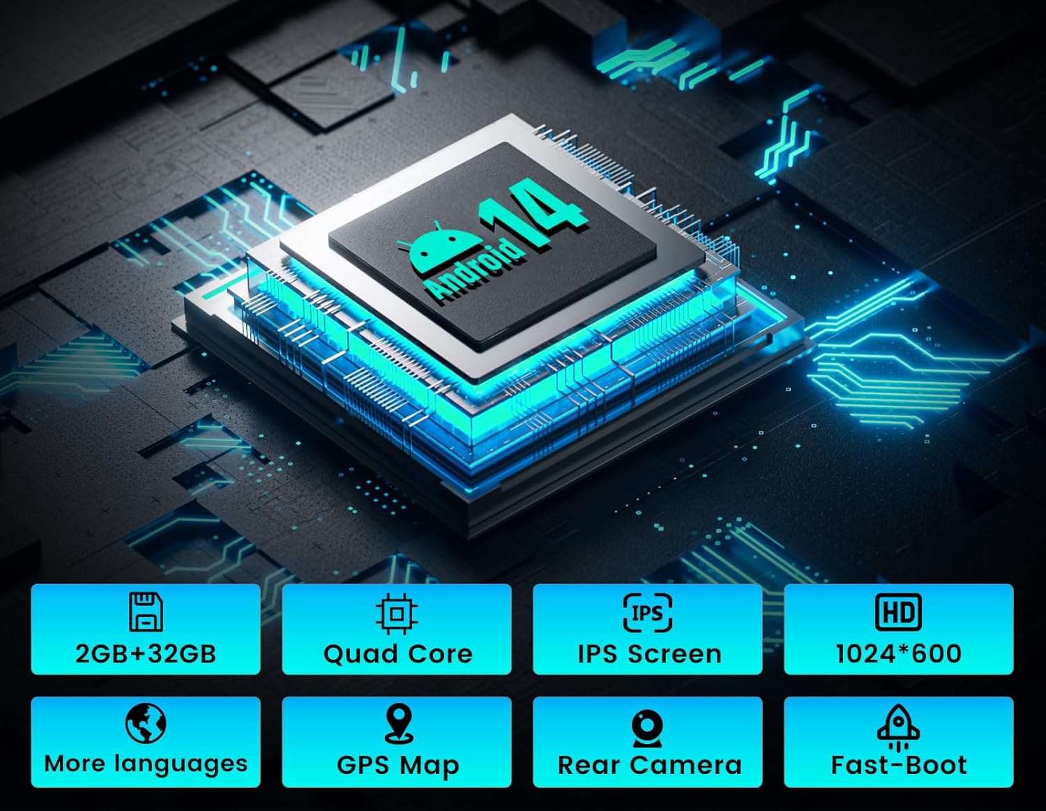 MISONDA Car GPS Navigation Head Unit Android 14 for Nissan Patrol V5 Y61 2004-2021 Carplay Android Auto Wifi Bluetooth Mirror Link USB FM AM 2G+32G image number 4