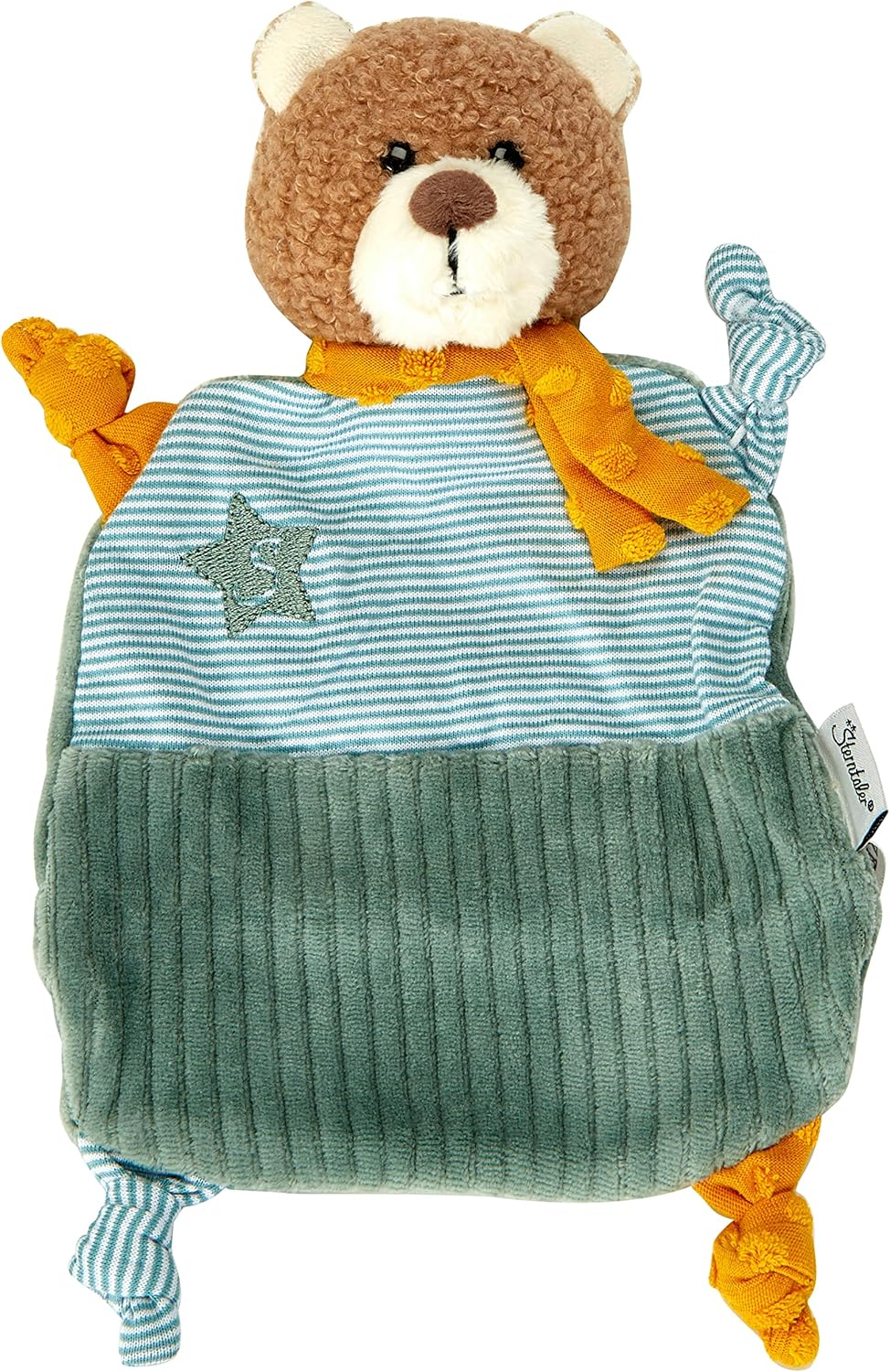 Sterntaler 3202002 Cuddly Blanket Ben Bear for Babies from 1 Month, Size S, 27 X 18 Cm