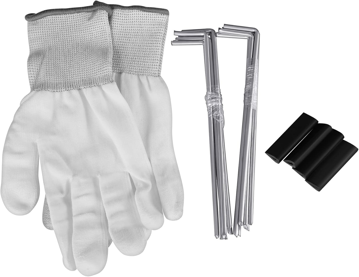 LI LIVSIP Galvanized Raised Garden Bed - Large Oval Planter Box for Outdoor Plants Vegetables Flowers Fruits, Gardening Gloves & Pegs Included, 320X80X42Cm, Grey image number 2