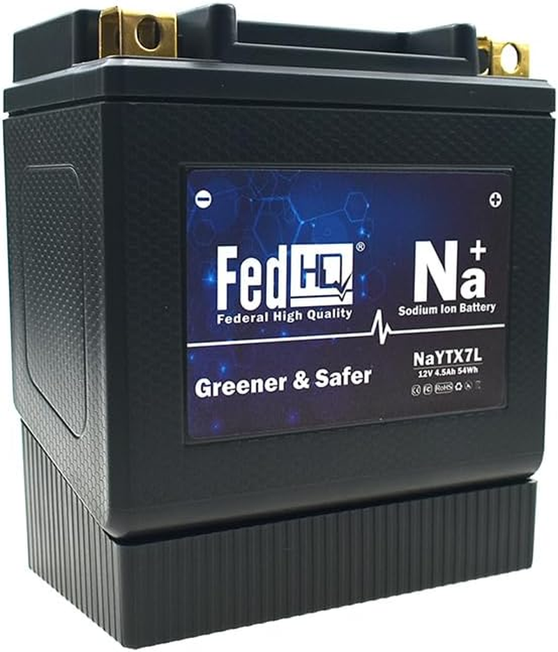 Sodium Ion Battery 12V 54Wh for YTX7L-BS GTX7L-BS RTX7L-BS MBTX7U UTX7L-BS CTX7L for Kawasaki KFX450R 2008-2014 for Honda CB250 Nighthawk 1991-2009 for Suzuki DR200SE 1996-2013 image number 4