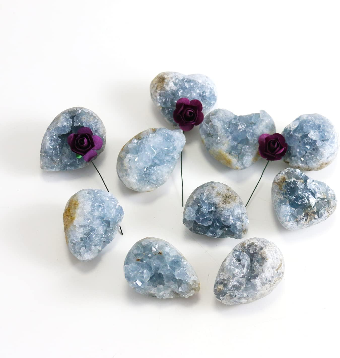 Celestite Crystals, Crystal Clusters, Raw Crystals, Angelite Crystal, Witchcraft Crystals, Blue Calcite Crystal, Blue Crystal, Witchcraft Supplies, Crystals and Healing Stones(100-150G), Crystal image number 5