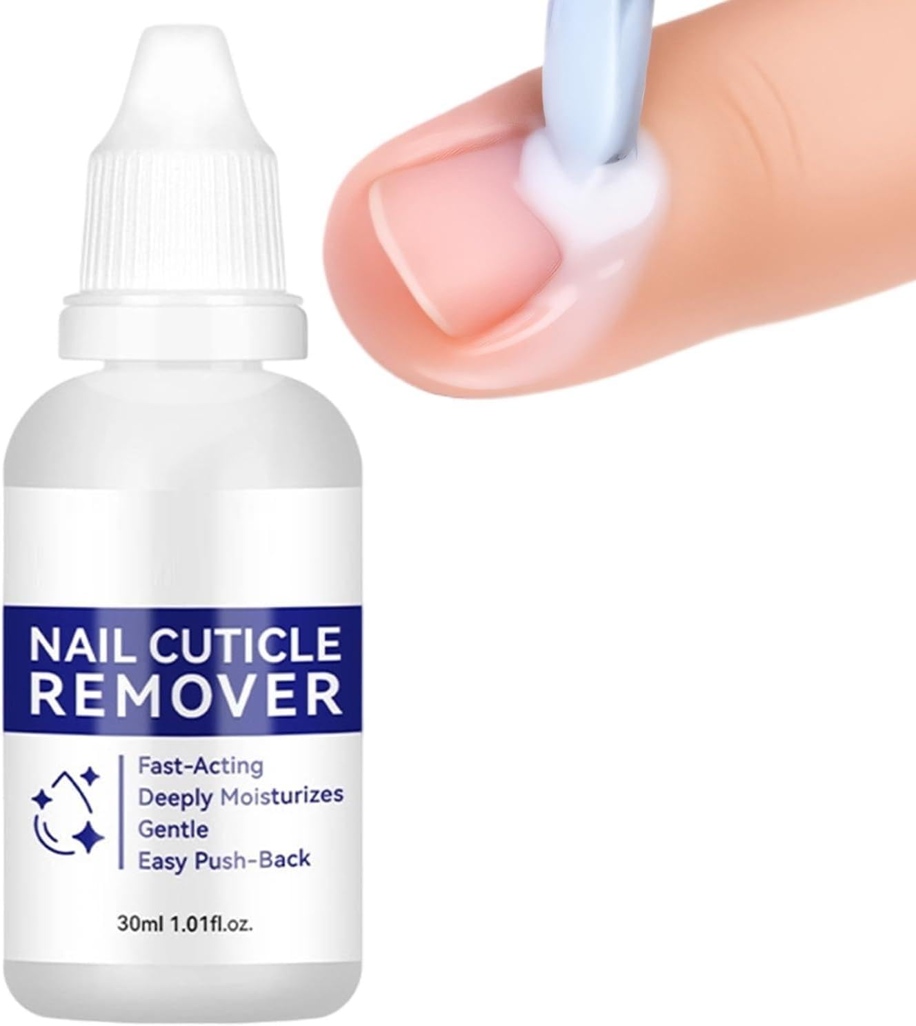 Cuticle Remover, Hydrating Pedicure Supplies, 30Ml Moisturizing Cuticle Softener Gel, for Dead Skin Dry Damaged Hangnails Hand Foot Polish Prep Beauty Routine Daily Salon Home