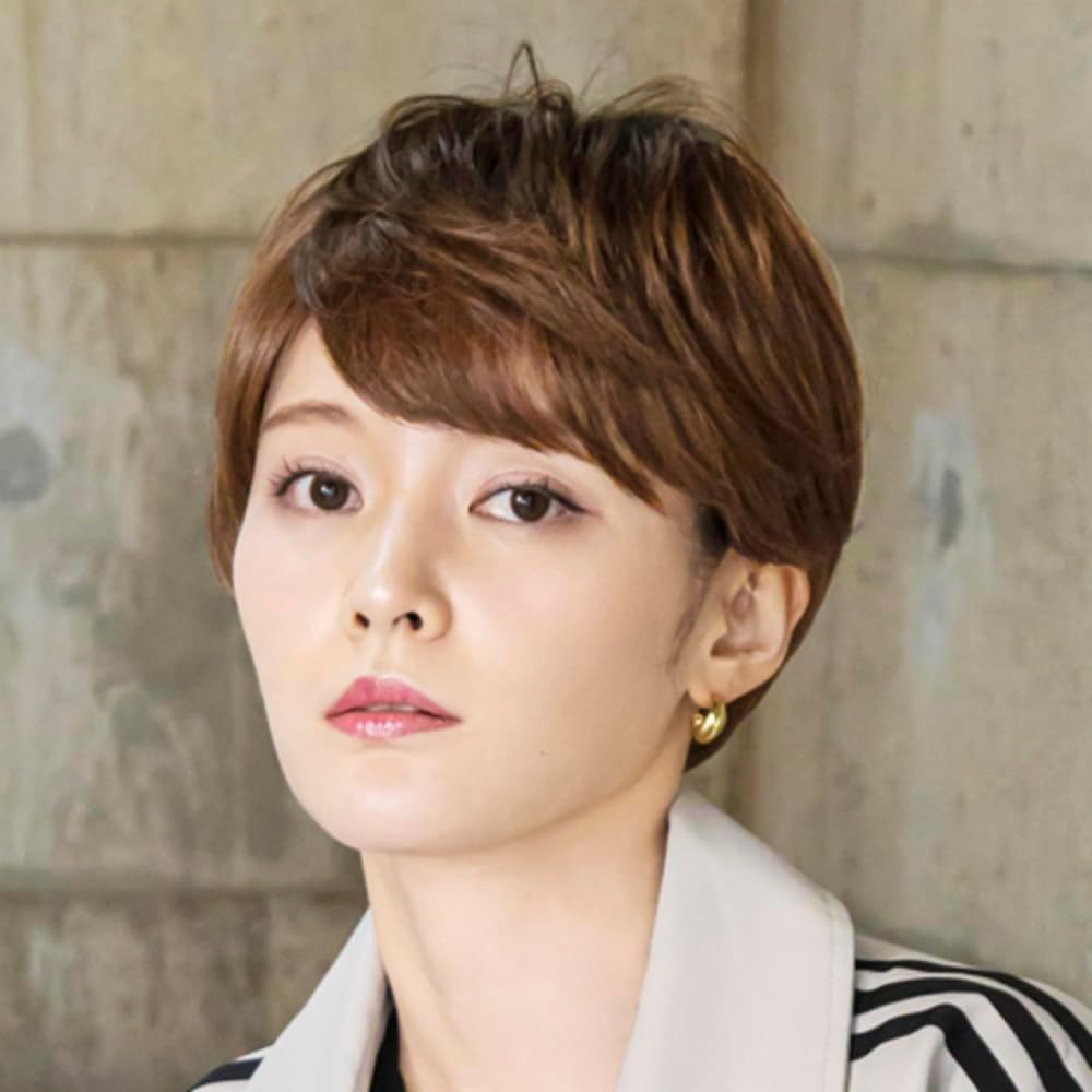 Priscilla Hat Wig, Relax Very Short BO-06 Wig, Gtdm/Heat Resistant Gradation Daily Marron