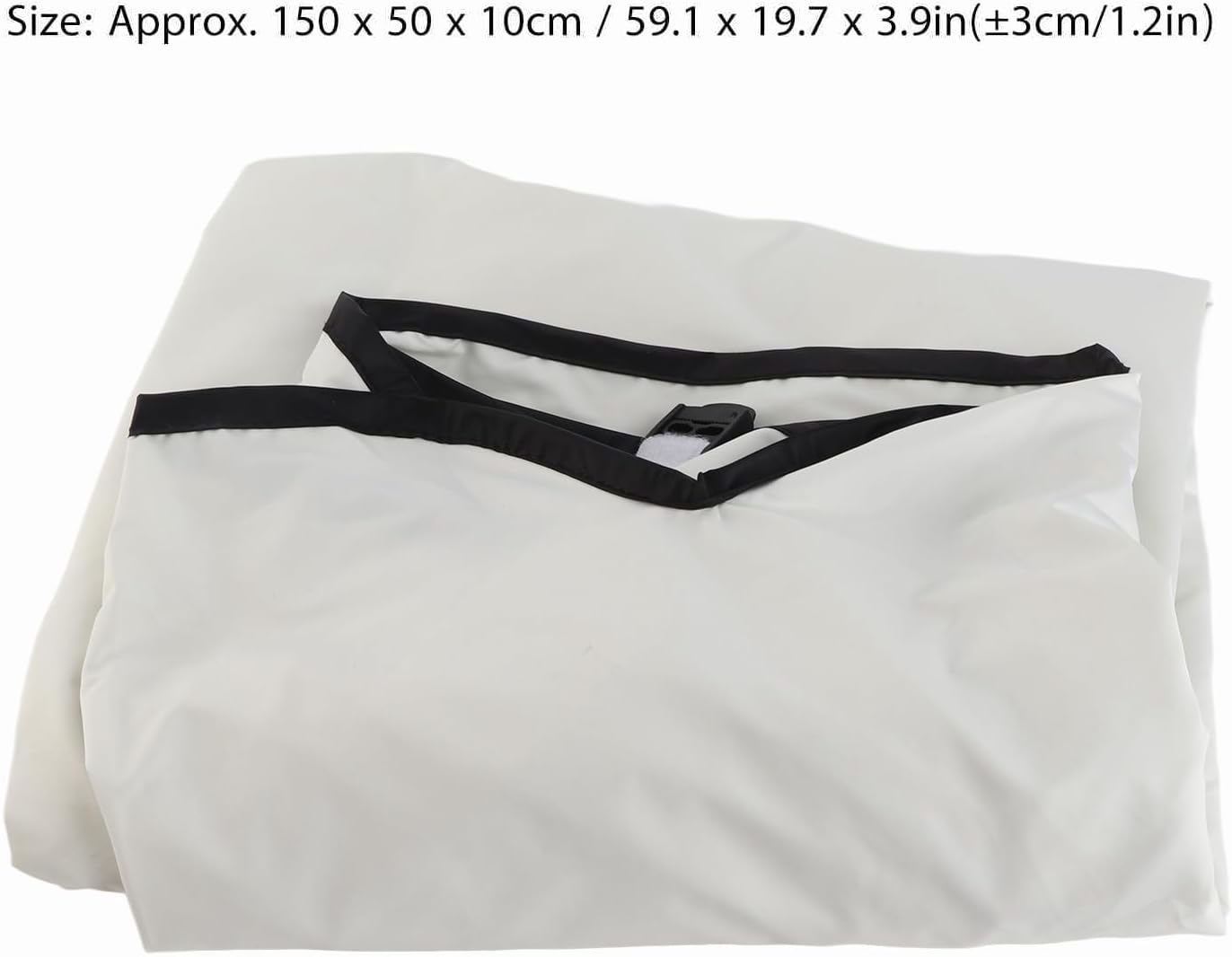 Water Resistant Swing Cushion Cover Garden Courtyard Outdoor Polyester Taffeta Threeseater Hammock Cushion Cover 1505010CM Swing Cushion (Beige) - Green image number 4