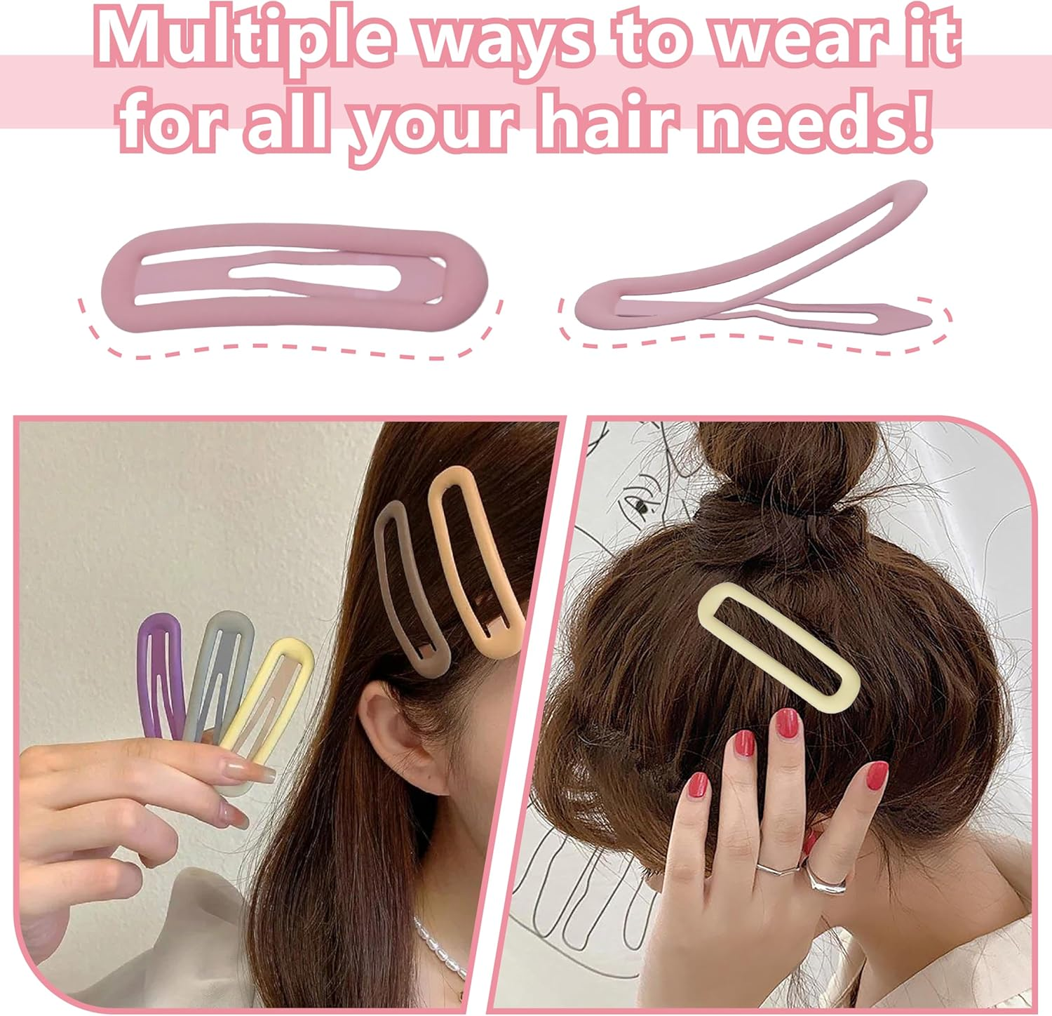 OYIWINMI Women'S Hair Clips, Pack of 15, Hair Clips Girls, Small Hair Clips for Thick, Thin and Fine Hair