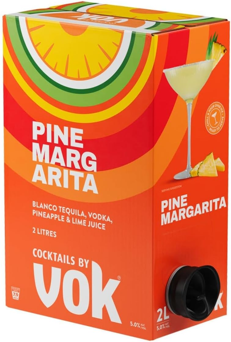 Vok Pineapple Margarita 5% Alcohol 2 Litre