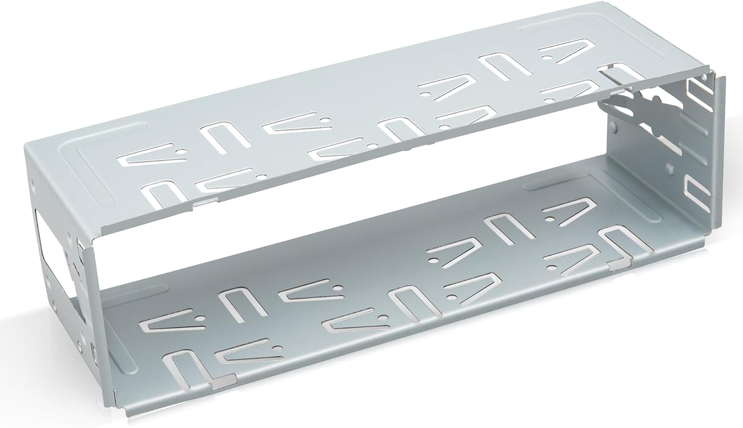 Nuith Universal Single Din Stereo Radio Replacement Fitting Cage Kit, 1 Din Installation Kit, Metal Single Din Radio Mount Cage Bracket image number 3