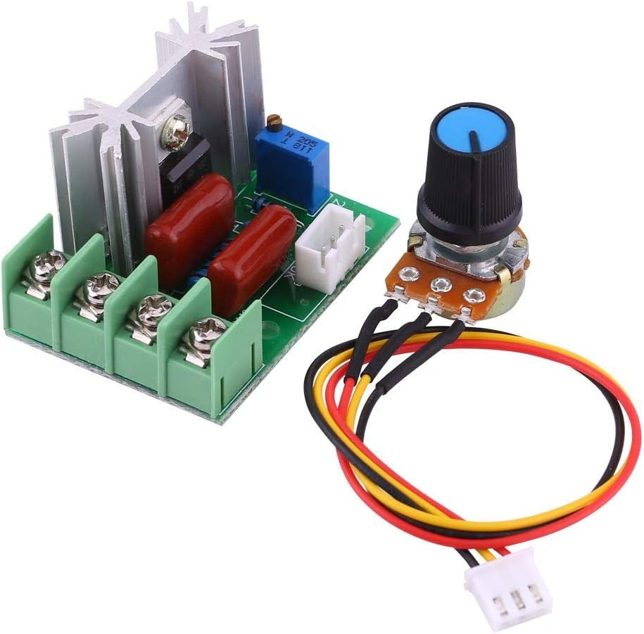 AC Voltage Regulator Dimmer 2000W SCR Electric Voltage Regulator Motor Speed Controller Light Dimmer Governor Temperature Power image number 2