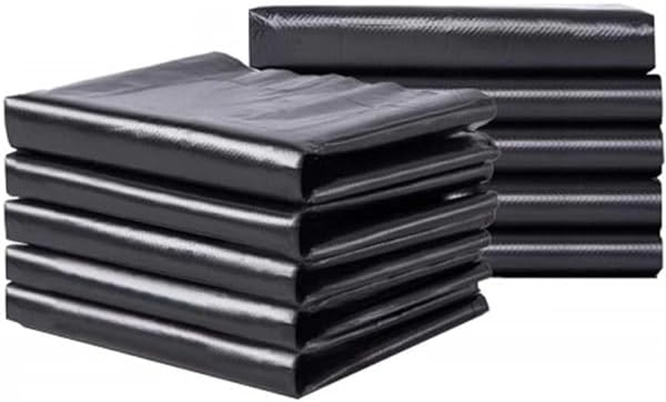 Garbage Bags 80L Carton of 200 - Black Rubbish Bin Liners 95Cm X 78Cm - 32 Um Industrial-Grade Thickness - Waste Bags for Offices, Commercial Spaces, Household & Cleaning image number 2