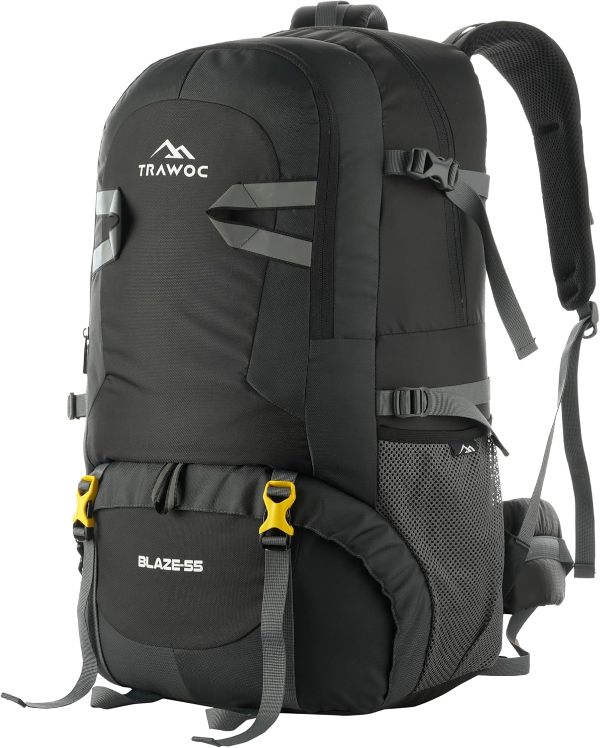 TRAWOC BLAZE 55 Liter Travel Backpack Daypack Bag for Camping Hiking Trekking Bag for Men & Women image number 3