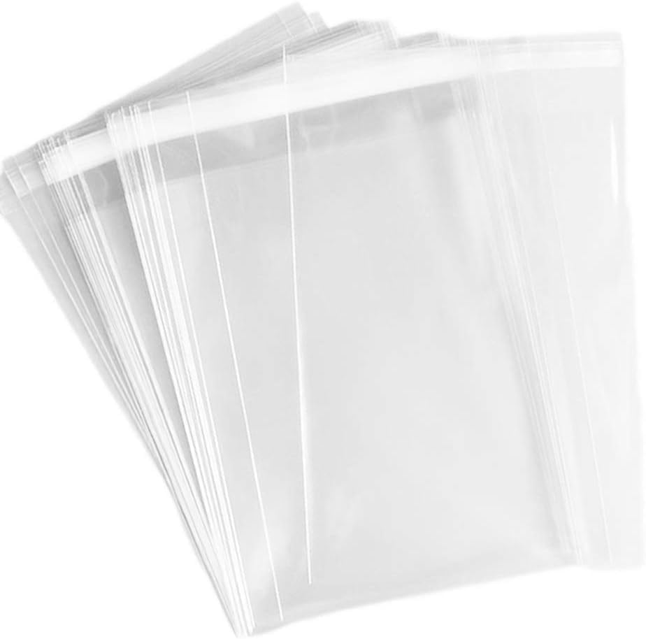 200 Pcs Clear Self Sealing Cellophane Bags,2.3" X 4.3" （6X11 Centimetres) Cookie Bags Resealable Cellophane Bag for Cookie, Candy, Gift Bakery, Prints, Photos, Party Decorative image number 4