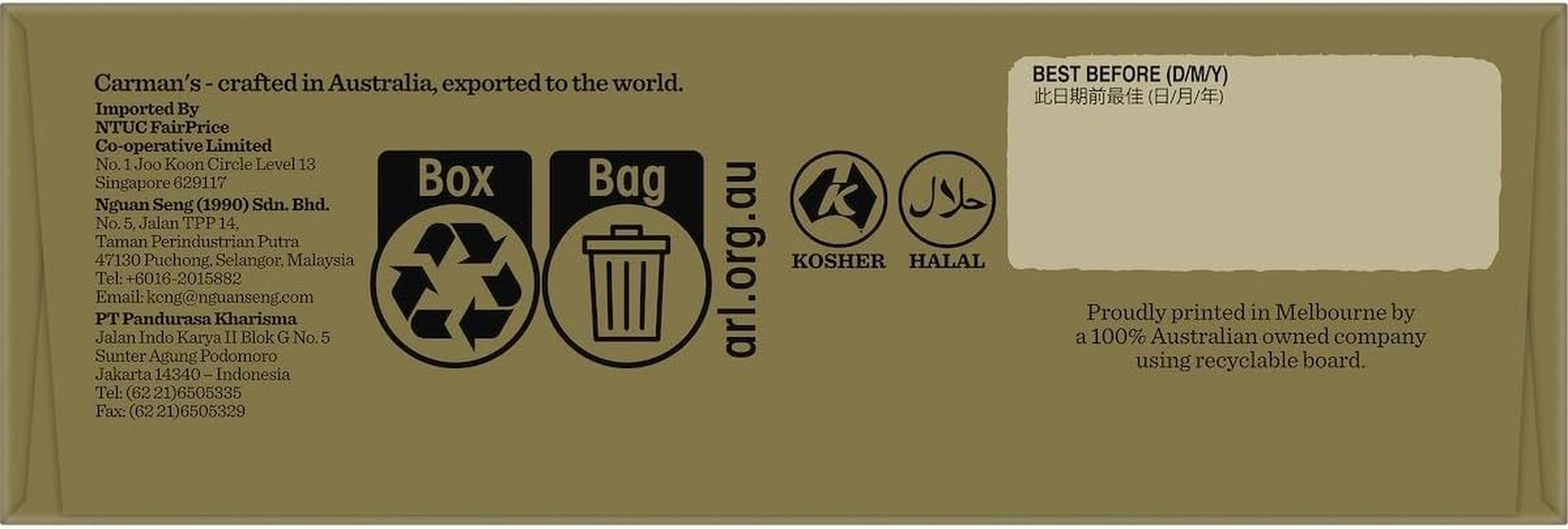 Carman'S Muesli Toasted Original Fruit Free 500G image number 6