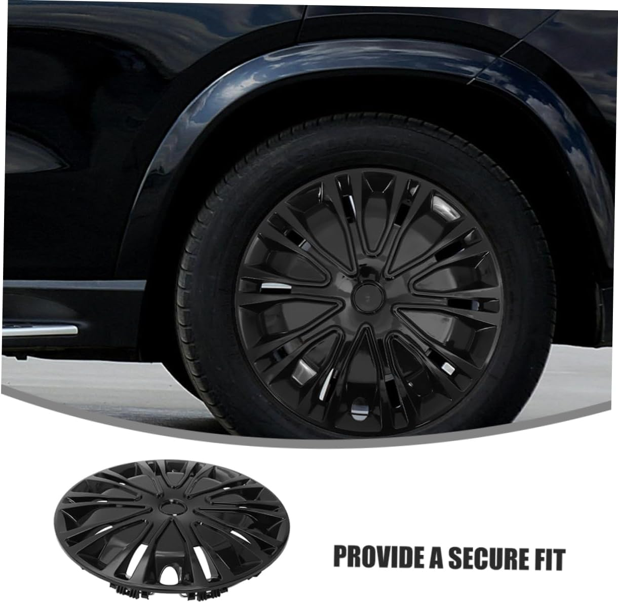 ULTECHNOVO Hubcap Rim Cover Wheel Cover Replacement for Car Accessories Wheel Hubcap Distinctive Design for Vehicle Appearance Enhancement image number 4