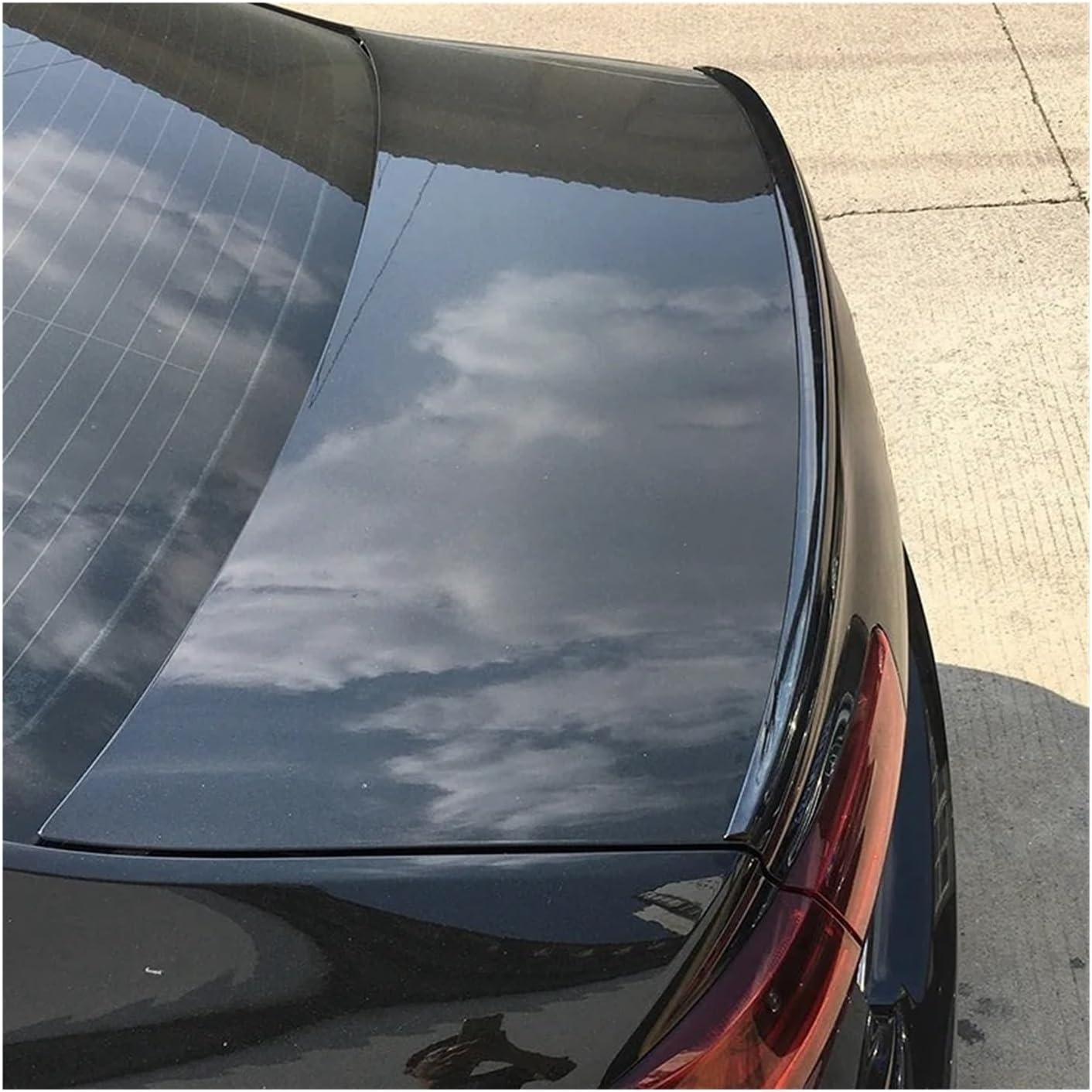 Compatible for Audi A6 C7 2012 2013 2014 2015 2016 2017 2018 Rear Trunk Spoiler ABS Material Primer Color Car Tail Wing Decoration for C7(Unpainted) image number 4