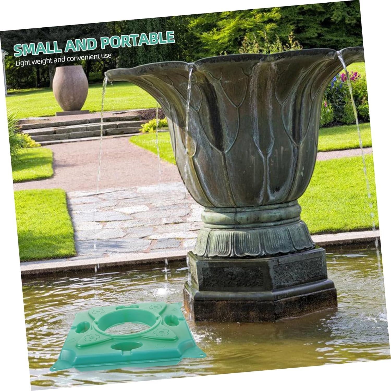 CIYODO Floating Plant Island Raft for Ponds Hydroponics Gardening Supply Artificial Eco Wetland Floating Island 33X33X5Cm for Aquatic Plants and Water Garden Landscaping image number 1