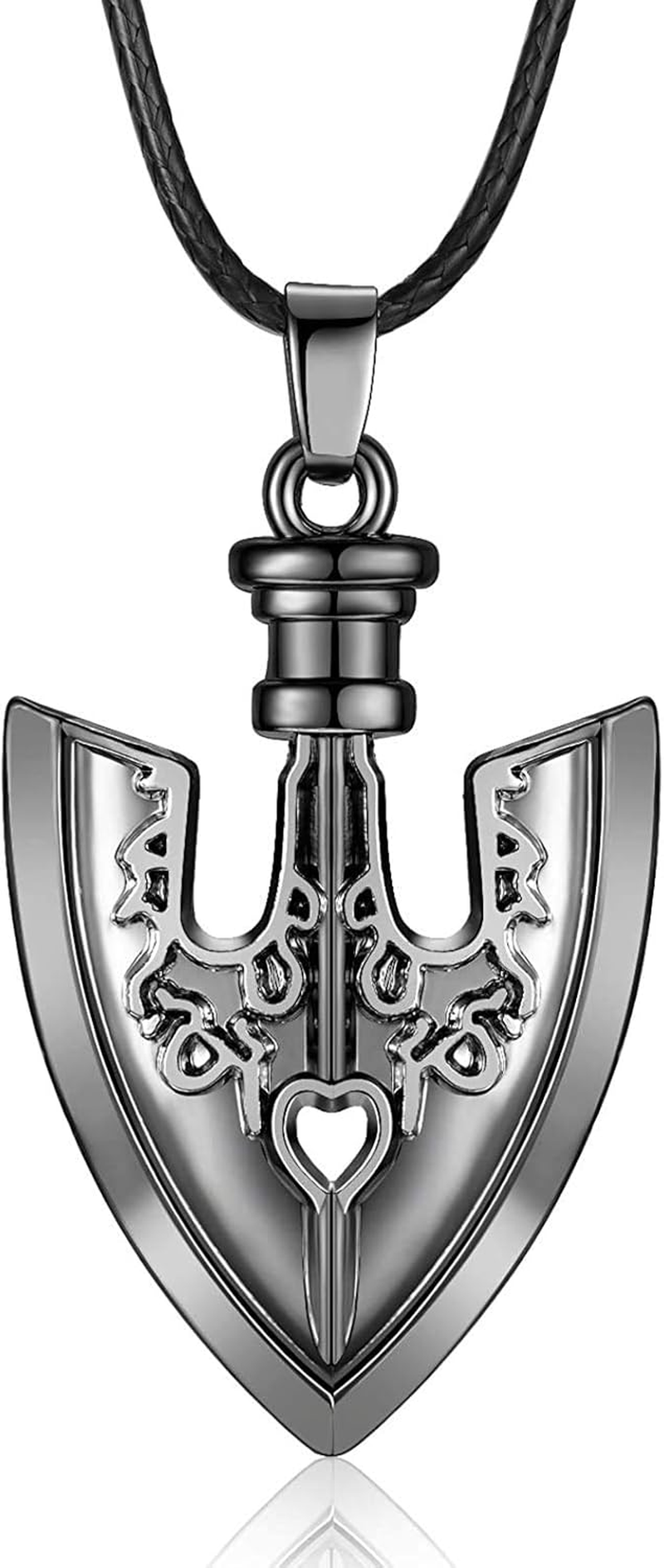 Officialotaku JJBA Stand Arrow Cosplay Prop Pendant Necklace - Silver, One Size, Zinc, No Gemstone image number 1
