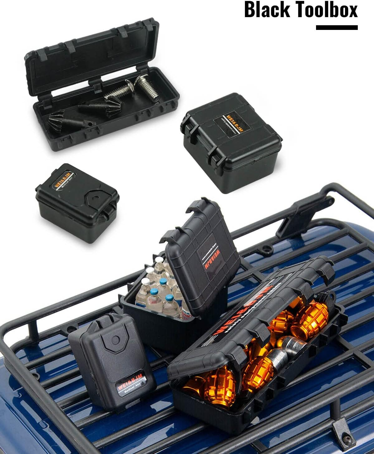 1/24 1/18 RC Crawler Accessories Fit for 1/18 TRX4M 1/24 Axial SCX24 (12Pcs Army Green) image number 6