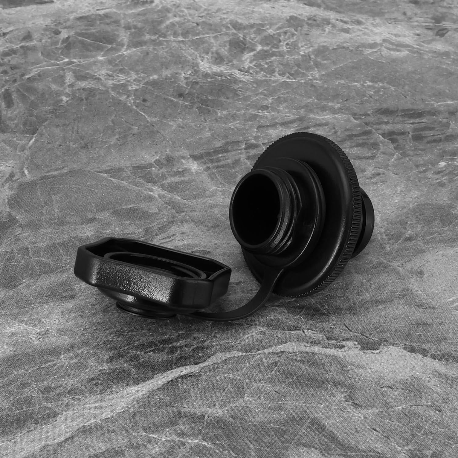 YINETTECH 1Pc Inflatable Bathtub Replacement Valve Cover Diameter 23.5Mm Compatible with Bestway Compatible with Lay-Z-Spa Replacement Part F4C009B Black Plastic image number 4