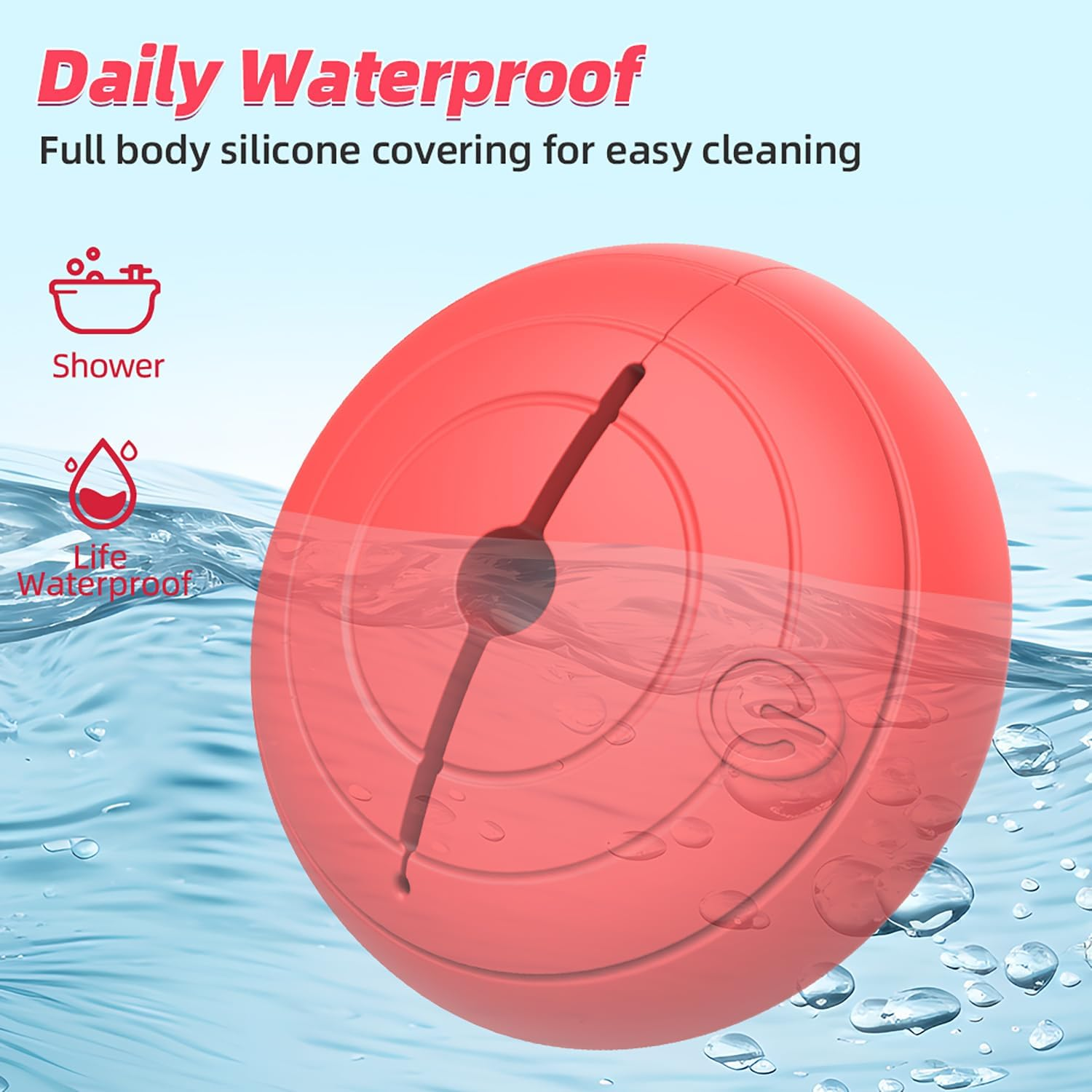 LONZYON Nipple Toys Nipple Vibrator, Nipple Clamps Sex Pleasure Women with 10 Vibration Modes, Silicone Lightweight Invisible Nipple Toy, Vibrating Nipple Clamps Adult Sex Toy for Couples Pleasure (Red) - App Love image number 4