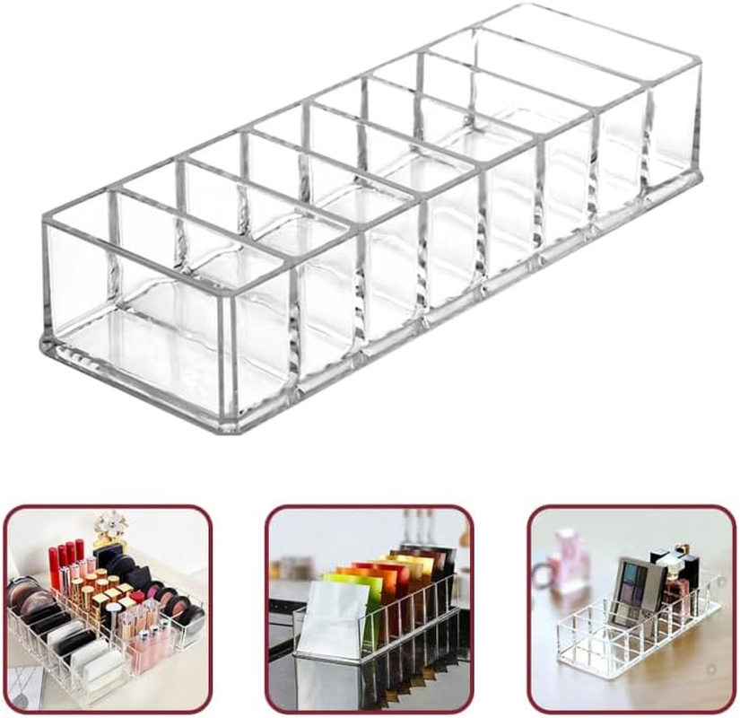 Beavorty Makeup Organiser for Vanity Multifunctional Storage Box Lipstick Organizer Box Eyeshadow Display Cases image number 3
