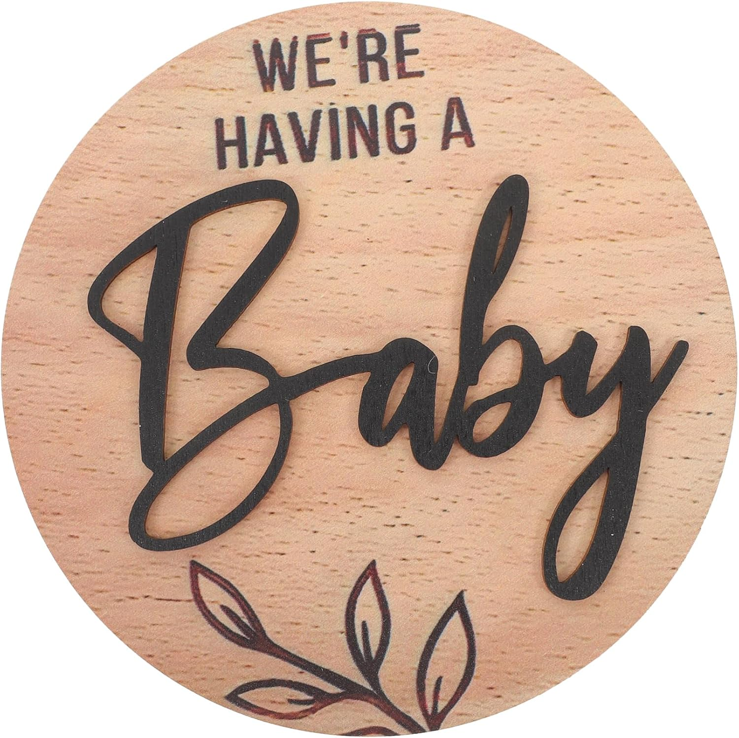 Wooden Baby Arrival Sign Newborn Birth Announcement Plaque Baby Announcement Sign for Hospital Home Nursery Newborn Decor image number 5
