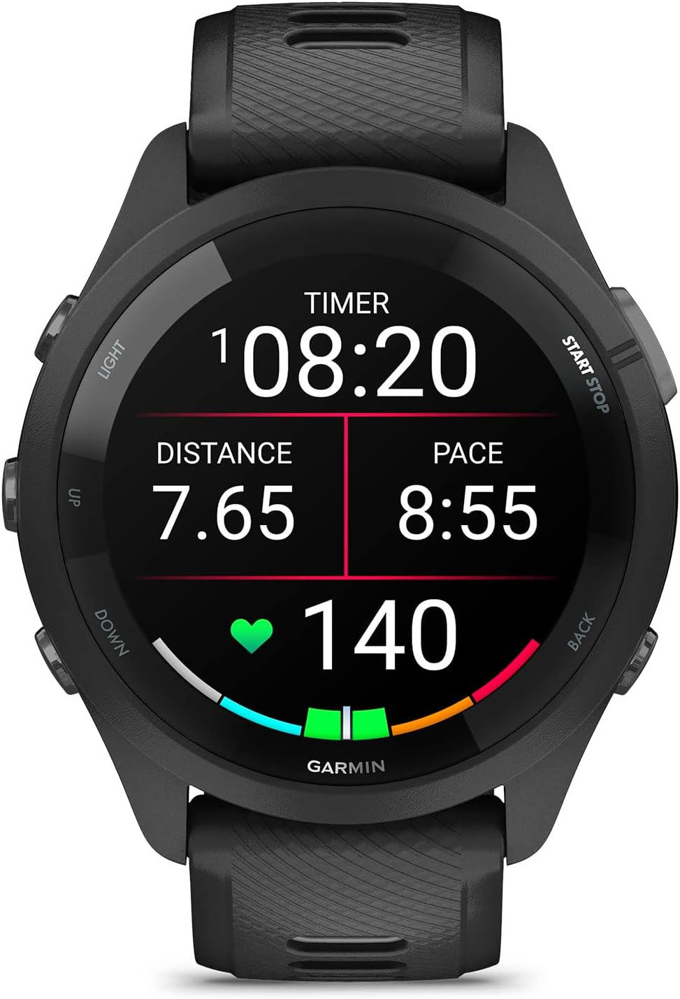 Garmin Forerunner 265 Running Smartwatch, Colorful AMOLED Display, Training Metrics and Recovery Insights, Black and Powder Gray, 46 Mm image number 4