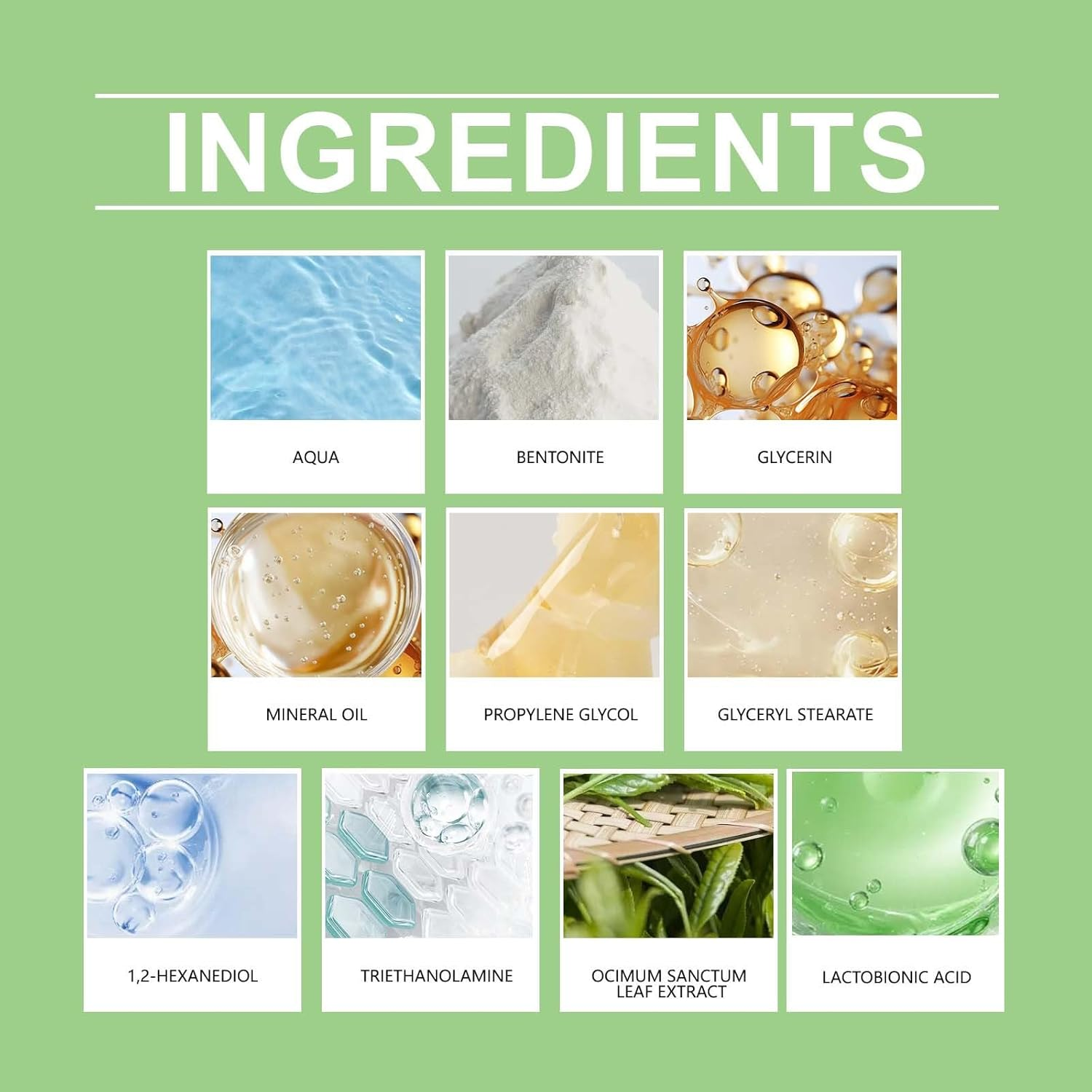 Holy Basil Bubble Deep Cleansing Facial Mask - Gentle Face Wash for Pores Blackhead Removal, Skin Purification & Pore Care, Sensitive Skin Safe, 3.17 Fl Oz image number 6