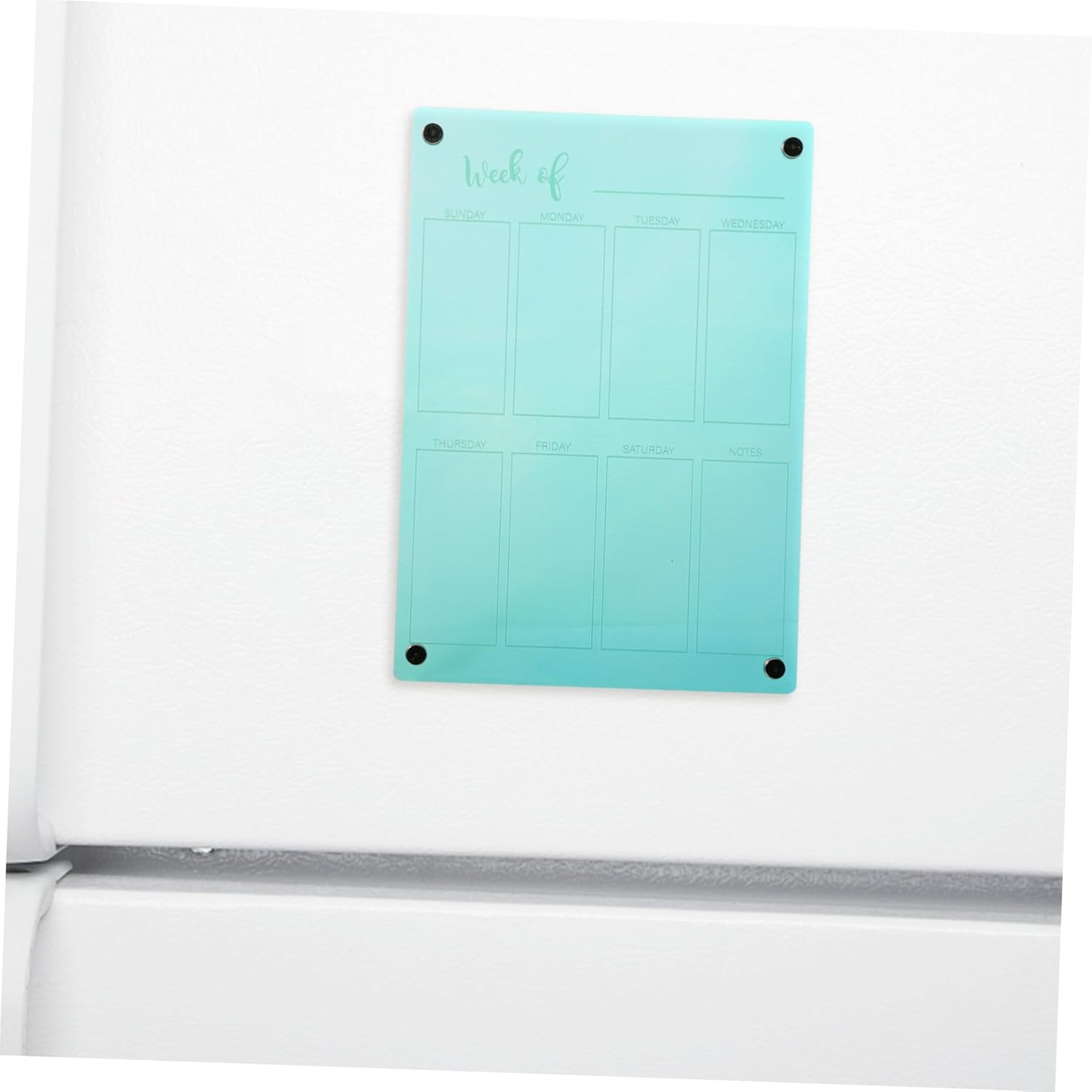 KICHOUSE Magnetic Schedule Plan Board Acrylic Fridge Dry Erase Board Weekly Planner image number 4