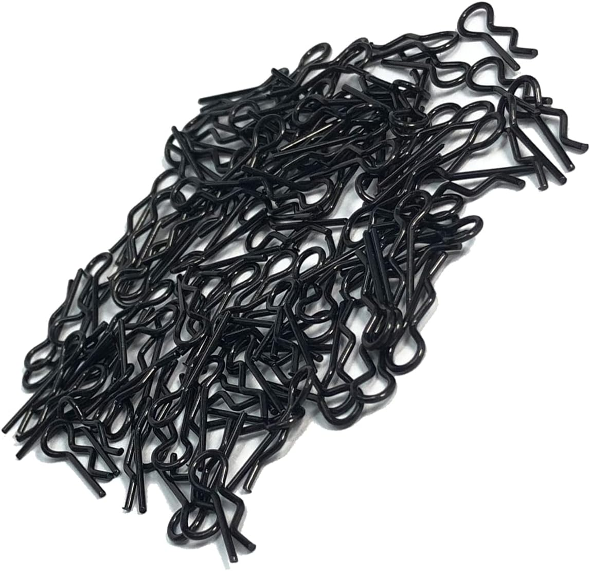 100PCS Black Universal RC Car Body Shell Pin R-Type Clips Compatible with 1/8 1/10 1/16 Scale Redcat HPI Himoto HSP Exceedrc Car Truck Buggy (For 1/10) image number 5