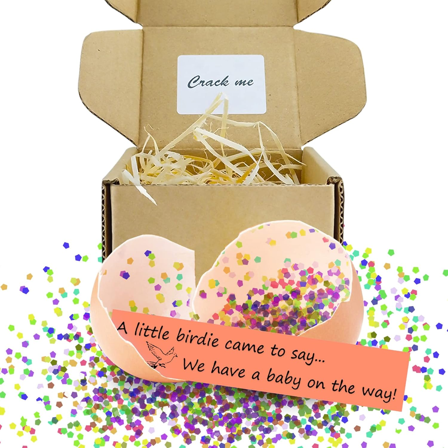 Egg Pregnancy Announcement, Pregnancy Reveal, Funny Baby Announcement Ideas, Surprise Eggs Perfect for Grandparents Future Dad, or Friends image number 1