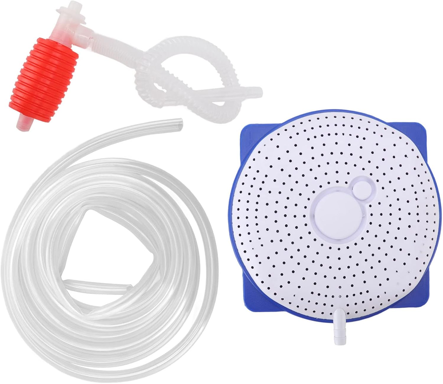 Fafeicy Pool Cover Drainer Automatic Pool Cover Drainer, Automatic Water Siphon Plastic Pump Portable Water Siphon Pump for Swimming