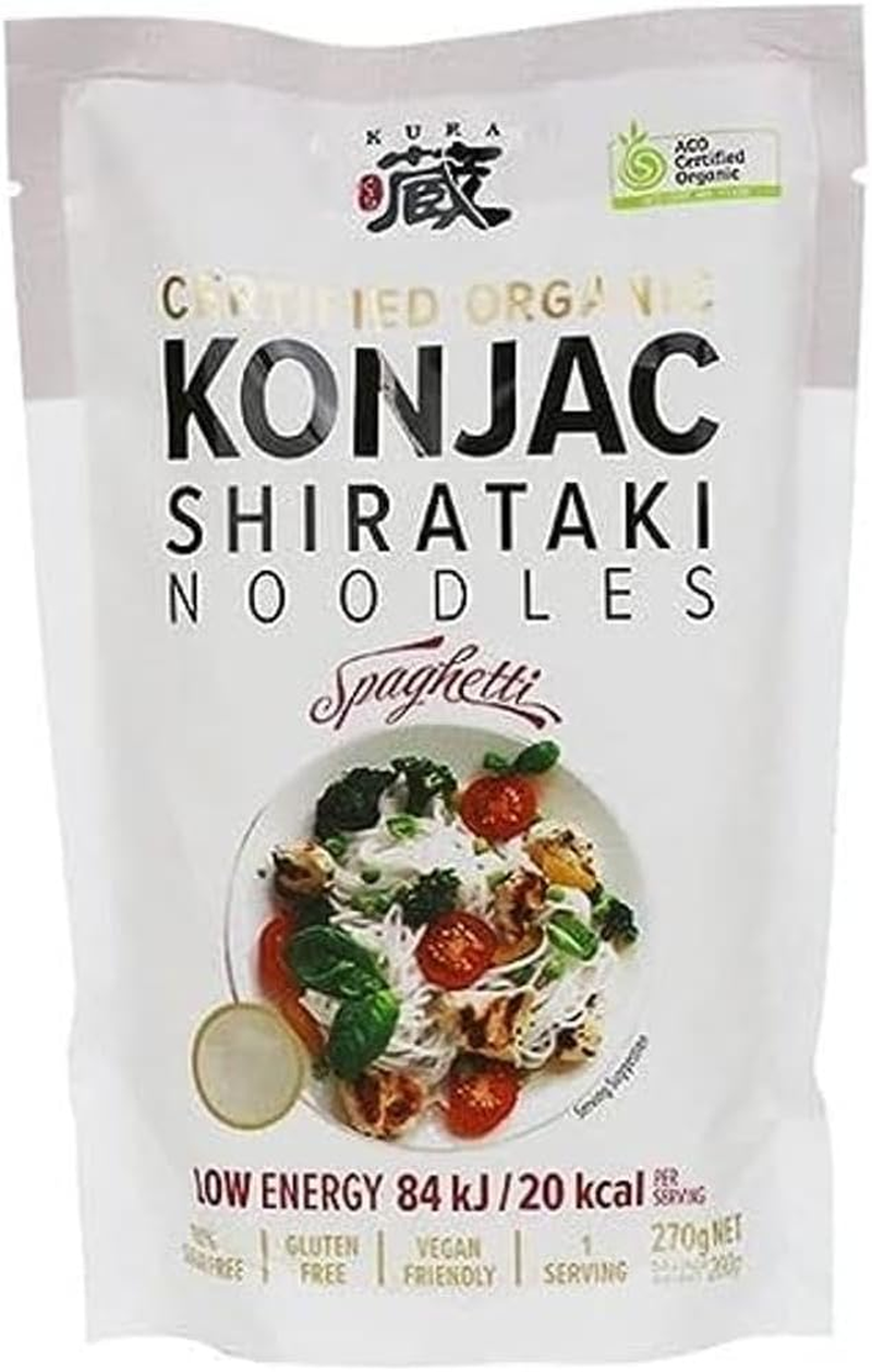 Kura Organic Konjac Shirataki Noodles Spaghetti, 270 G image number 1