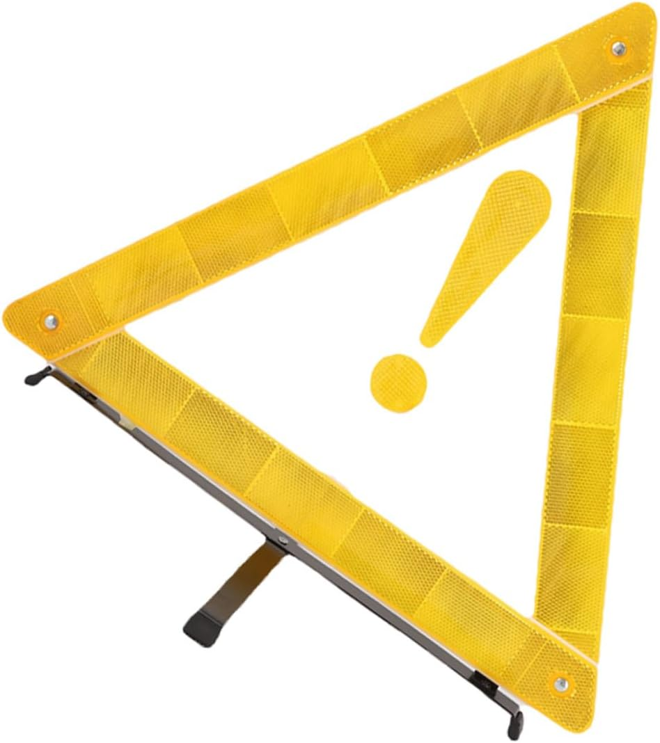 ULTECHNOVO Warning Triangle Road Safety Kit Foldable Reflective Roadside Triangles for Car Emergencies for Roadside Safety for Parking Warning