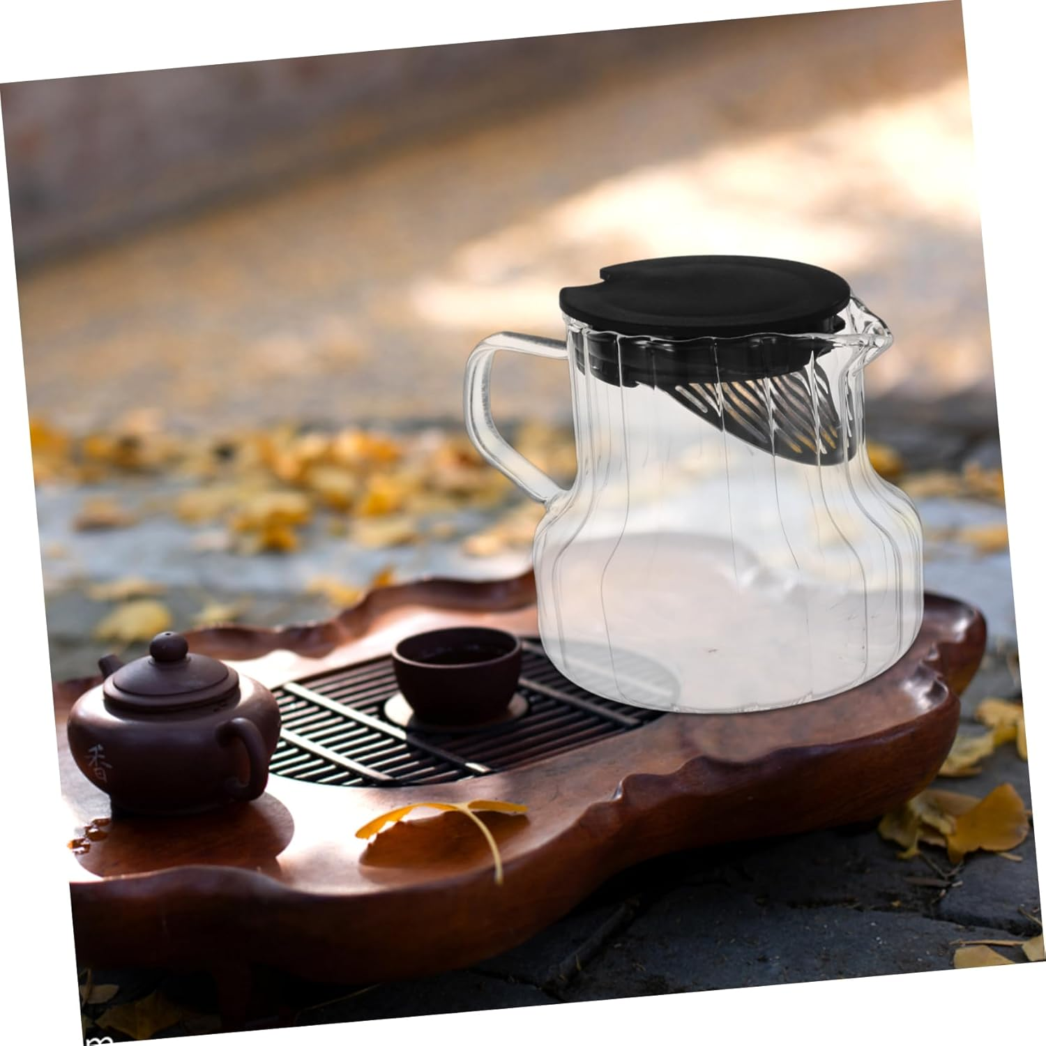 HAKIDZEL Coffee-Kettle Drip Coffee Maker Glass Pitcher Teapot Espresso Machine Pot Carafes Glass Water Kettle Pot Maker for Home Entertaining image number 2