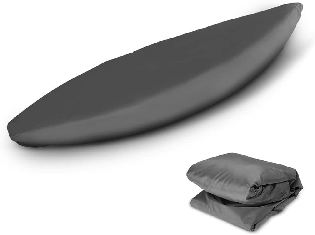Professional Universal Kayak Cover Canoe Boat Waterproof UV Resistant Dust Storage Cover Shield Grey 6.0M image number 7