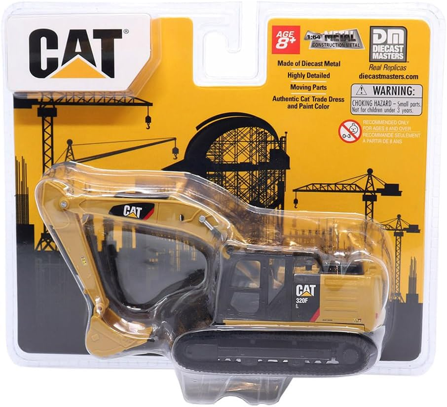 Diecast Masters | 1:64 Scale Cat 320F L Hydraulic Excavator | Model 84644CS image number 6