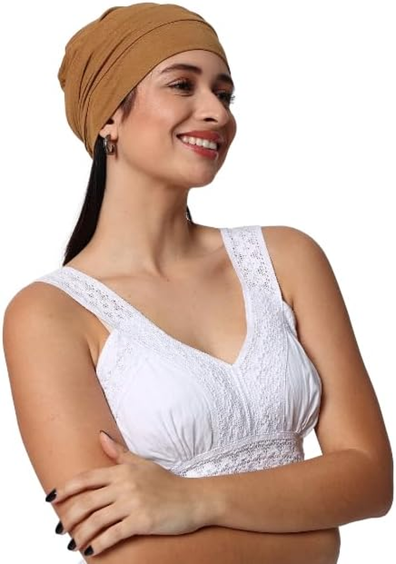 SAKUCHI Chemo Silky Soft Slouchy Snood Bamboo Cap