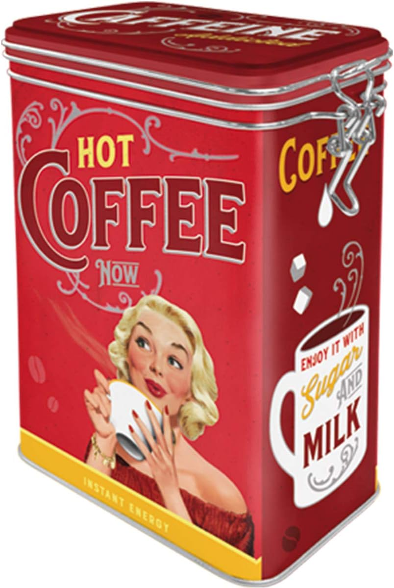 Nostalgic-Art Hot Now-Gift Idea for Coffee Lovers, Dry Food Storage Box, Vintage Design, 1.3 L image number 4