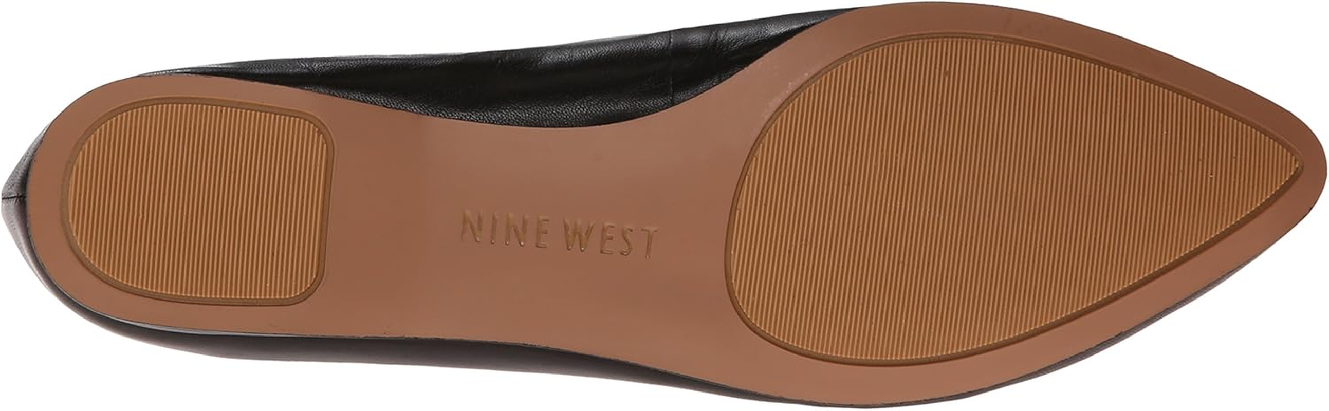 NINE WEST Womens Speakup Pointy Toe Slip on Ballet Flat, Black, 7.5 image number 2
