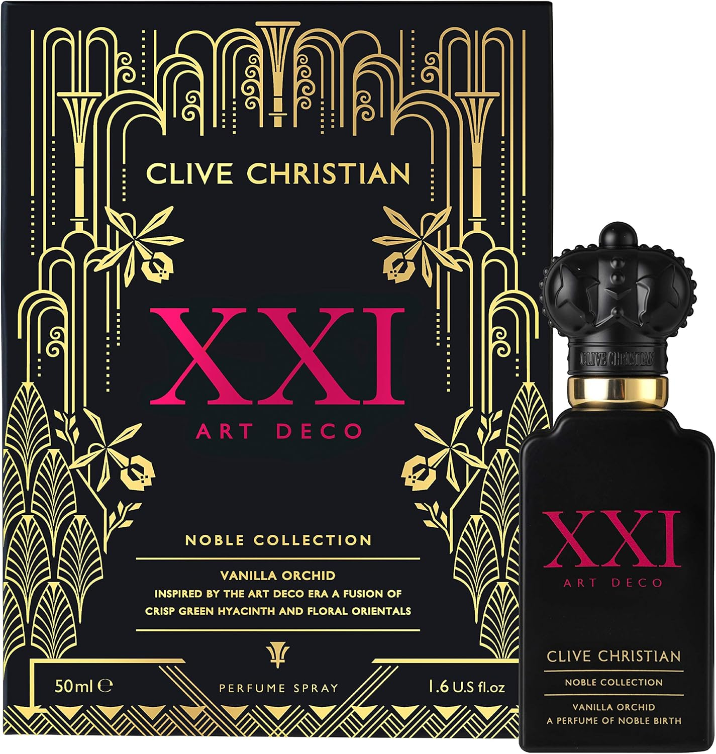 Clive Christian Art Deco Vanilla Orchid XXI Eau De Parfum Spray for Women, 50 Ml image number 2