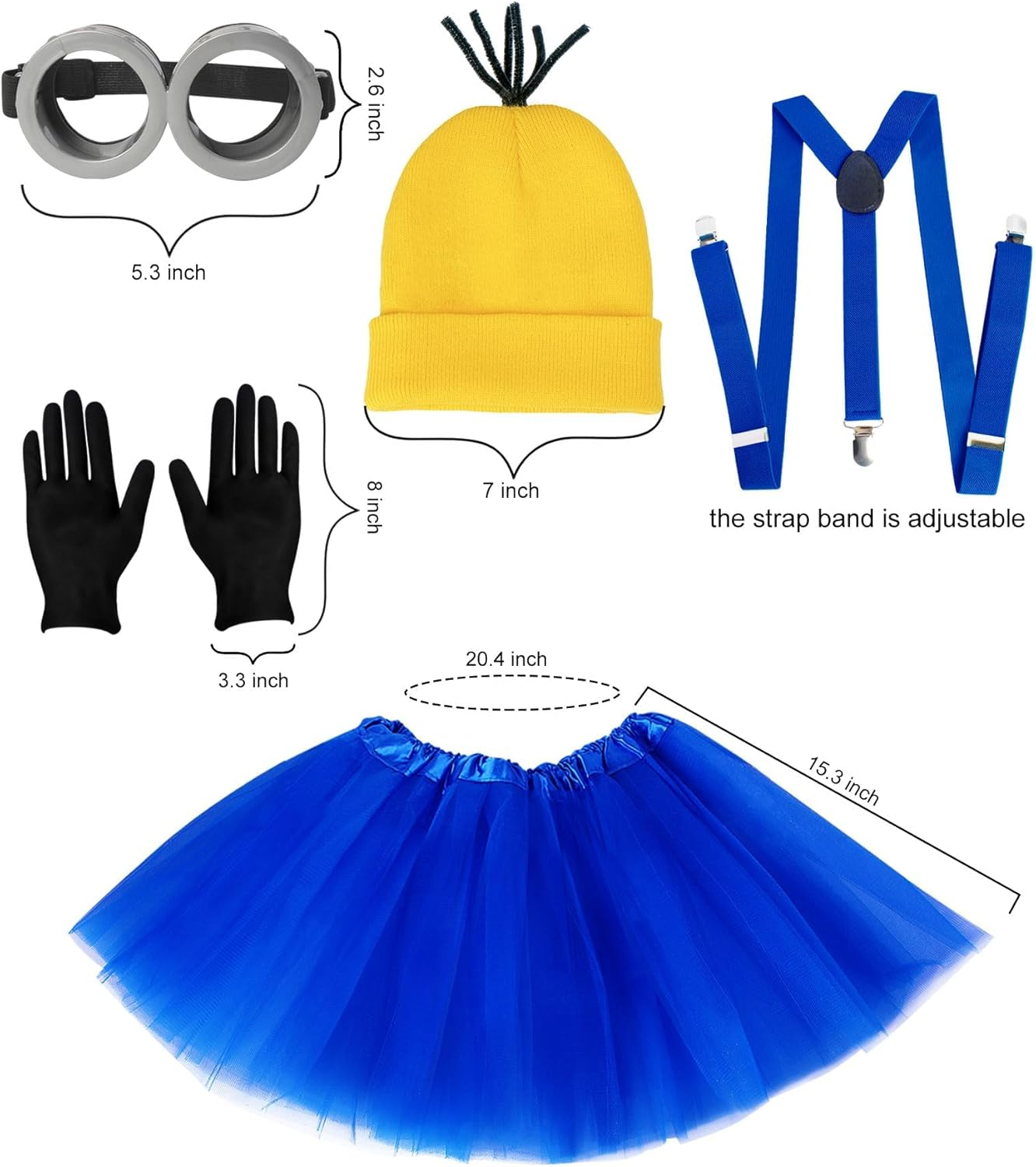 Halloween Costume Accessories for Adults, Halloween Dress up for Women Men image number 6