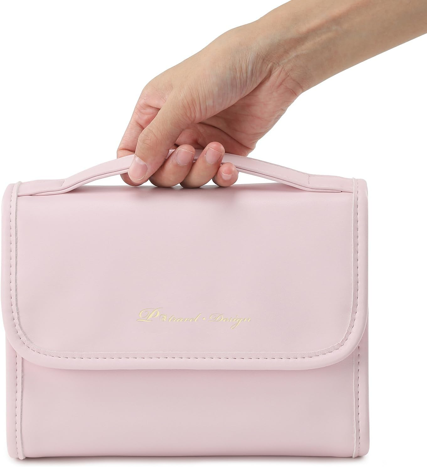 Vanfn Cosmetic Bags, Makeup Bag Cosmetic Bag for Women Cosmetic Travel Makeup Bag Large Travel Toiletry Bag for Girls Make up Bag Brush Bags P.Travel Series image number 1